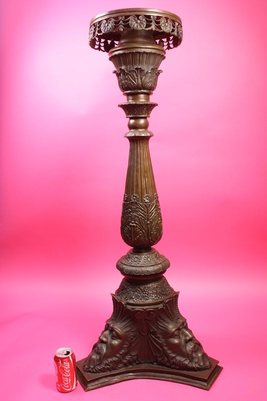 Classic Heavy Duty Bronze Vertical Pedestal Hot Cast Postal Lost Wax Method Sale