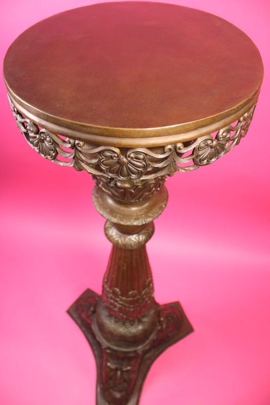 Classic Heavy Duty Bronze Vertical Pedestal Hot Cast Postal Lost Wax Method Sale