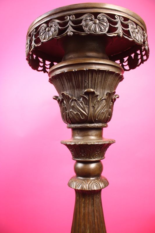 Classic Heavy Duty Bronze Vertical Pedestal Hot Cast Postal Lost Wax Method Sale