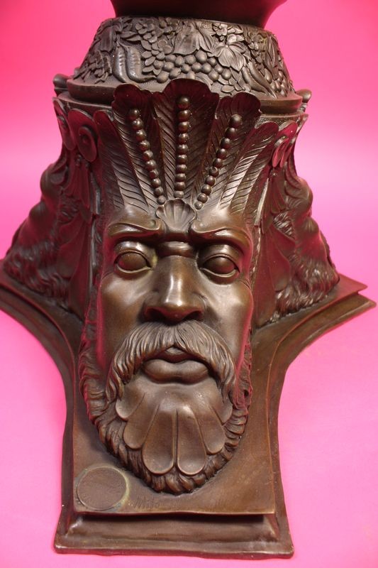 Classic Heavy Duty Bronze Vertical Pedestal Hot Cast Postal Lost Wax Method Sale