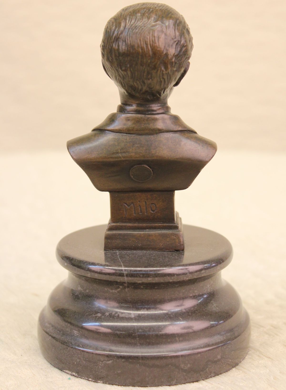 Vintage Bronze Figurine Musician Johann Strauss Music Statue Art Deco Bust Gift