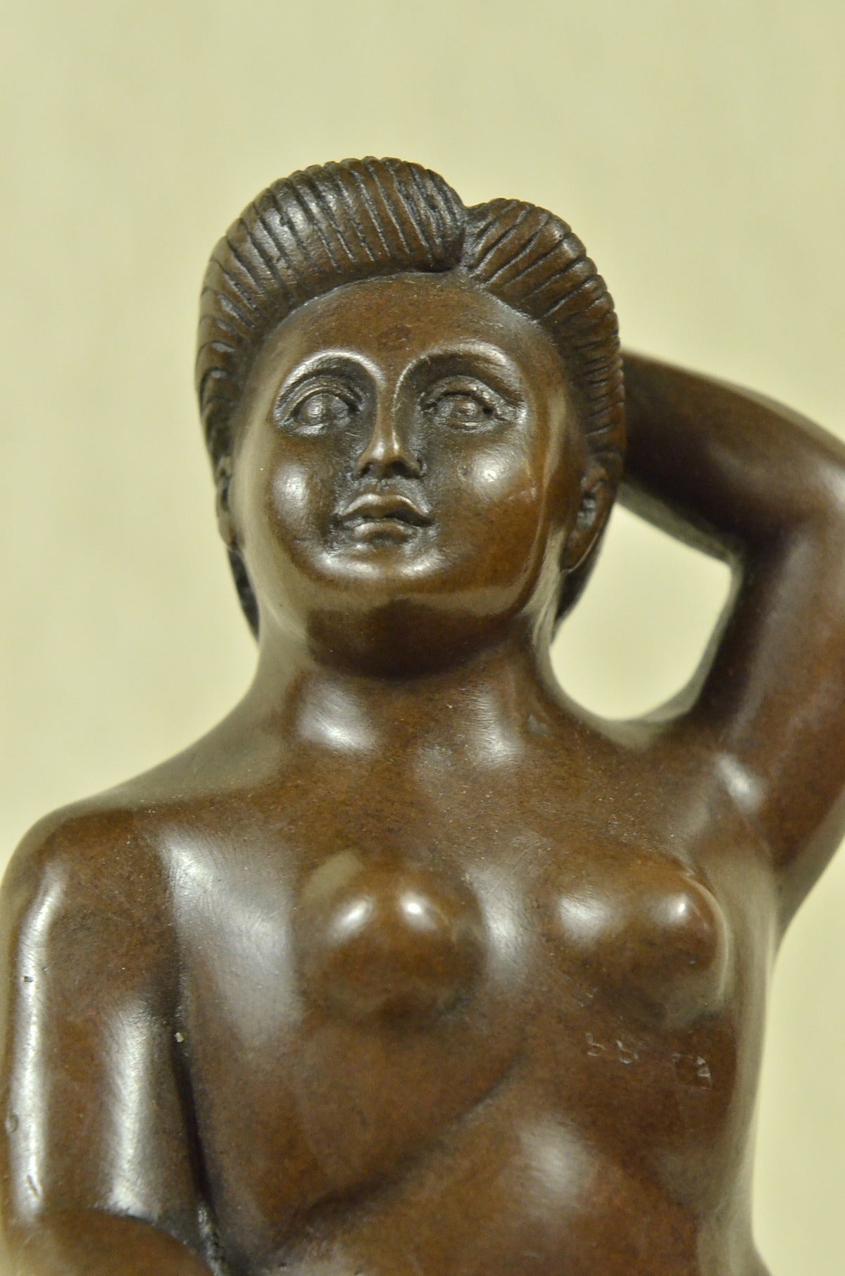 Handcrafted bronze sculpture SALE Bull Rides Woman Plump Botero Fernando