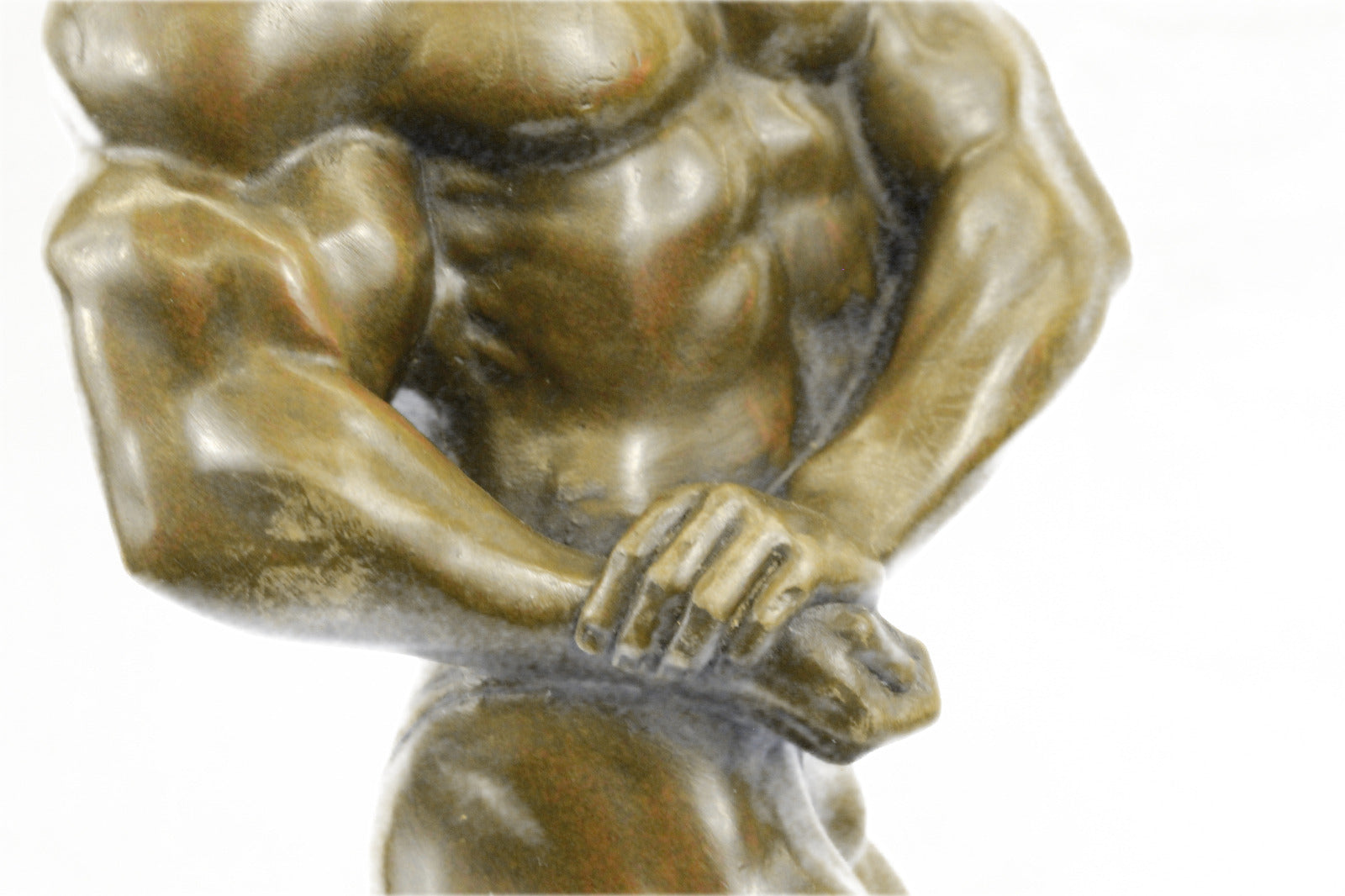 Buy Bronze Male Bodybuilder Sculpture – Nude Fitness Figurine