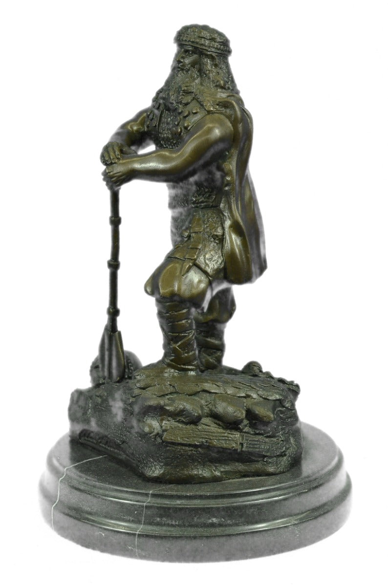 Buy the Handcrafted Bronze “Viking Huscarl Warrior” Sculpture – Powerful Norse Armor Artwork for Sale
