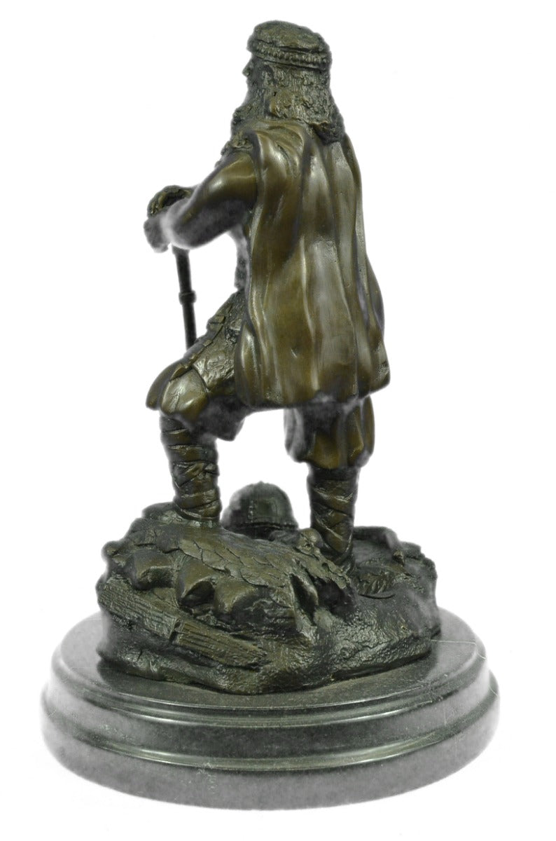 Buy the Handcrafted Bronze “Viking Huscarl Warrior” Sculpture – Powerful Norse Armor Artwork for Sale