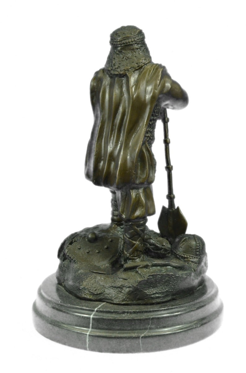 Buy the Handcrafted Bronze “Viking Huscarl Warrior” Sculpture – Powerful Norse Armor Artwork for Sale