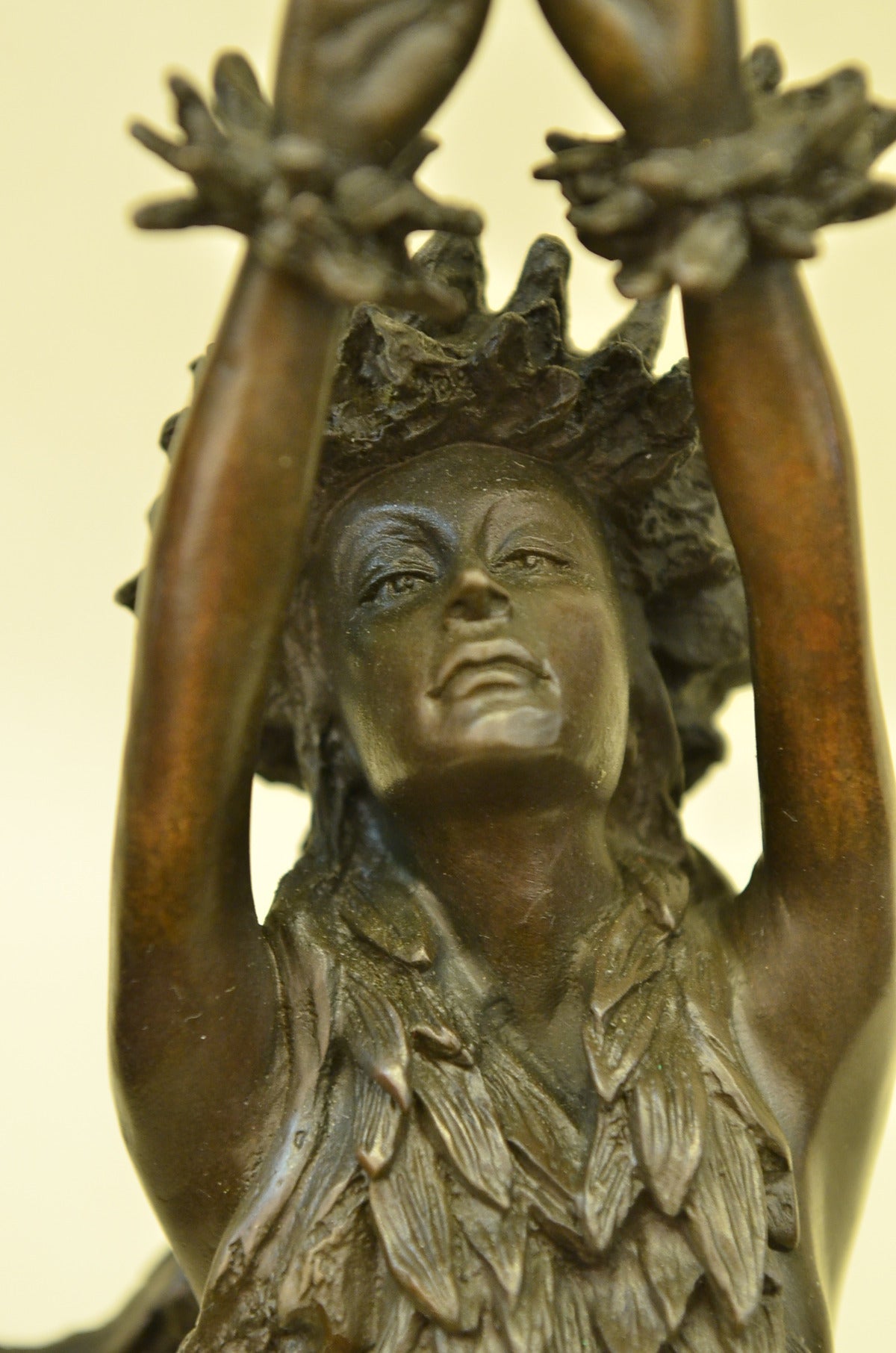 Island Vintage HotCast Bronze Hula Kahiko Sculpture Art Deco Moreau Figurine Art