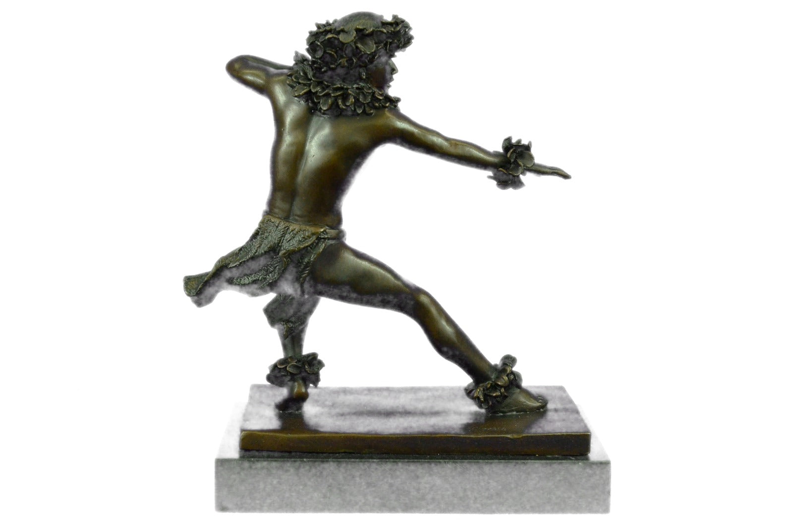 HAWAIIAN MALE ART DECO NOUVEAU BRONZE SCULPTURE STATUE FIGURE FIGURINE HOT CAST