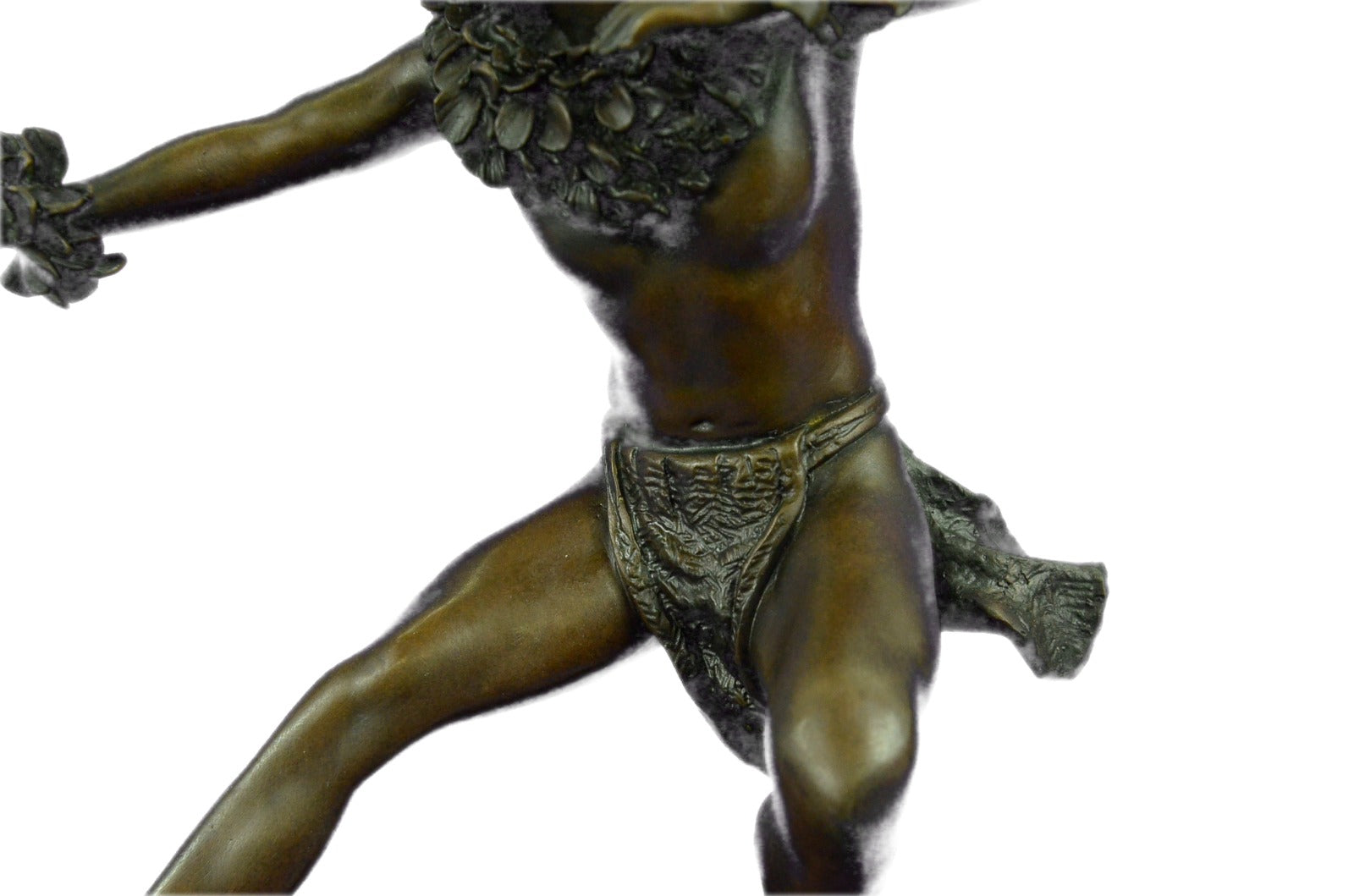 HAWAIIAN MALE ART DECO NOUVEAU BRONZE SCULPTURE STATUE FIGURE FIGURINE HOT CAST
