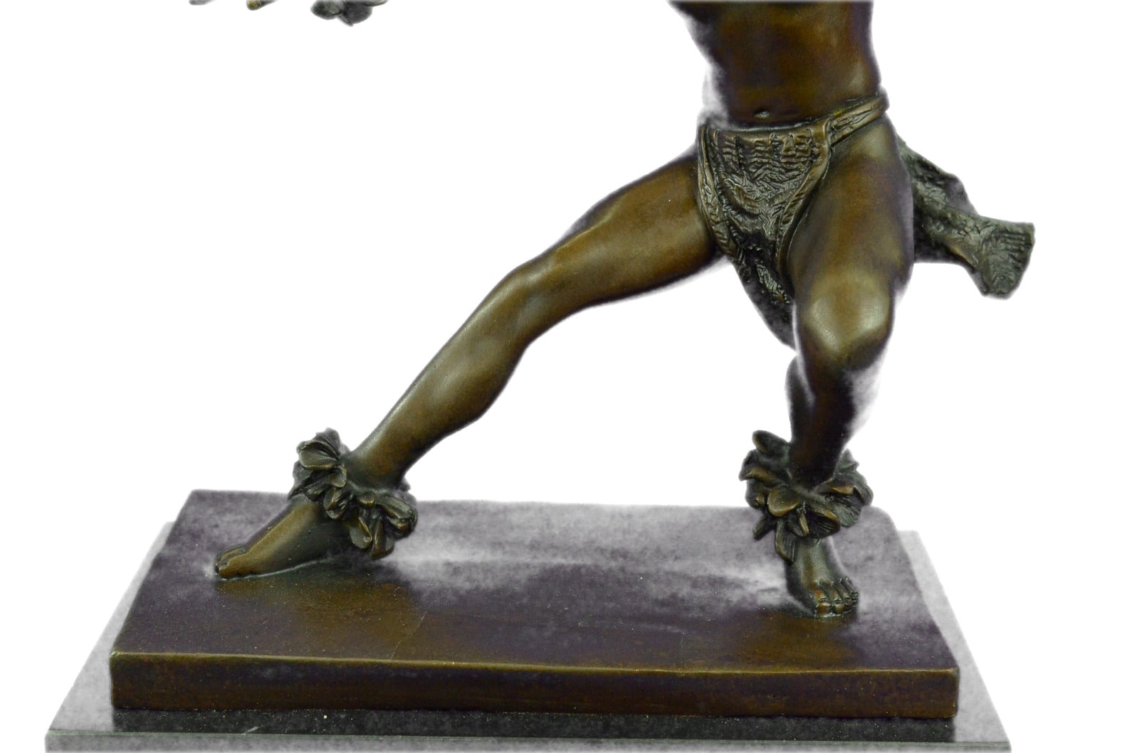 HAWAIIAN MALE ART DECO NOUVEAU BRONZE SCULPTURE STATUE FIGURE FIGURINE HOT CAST