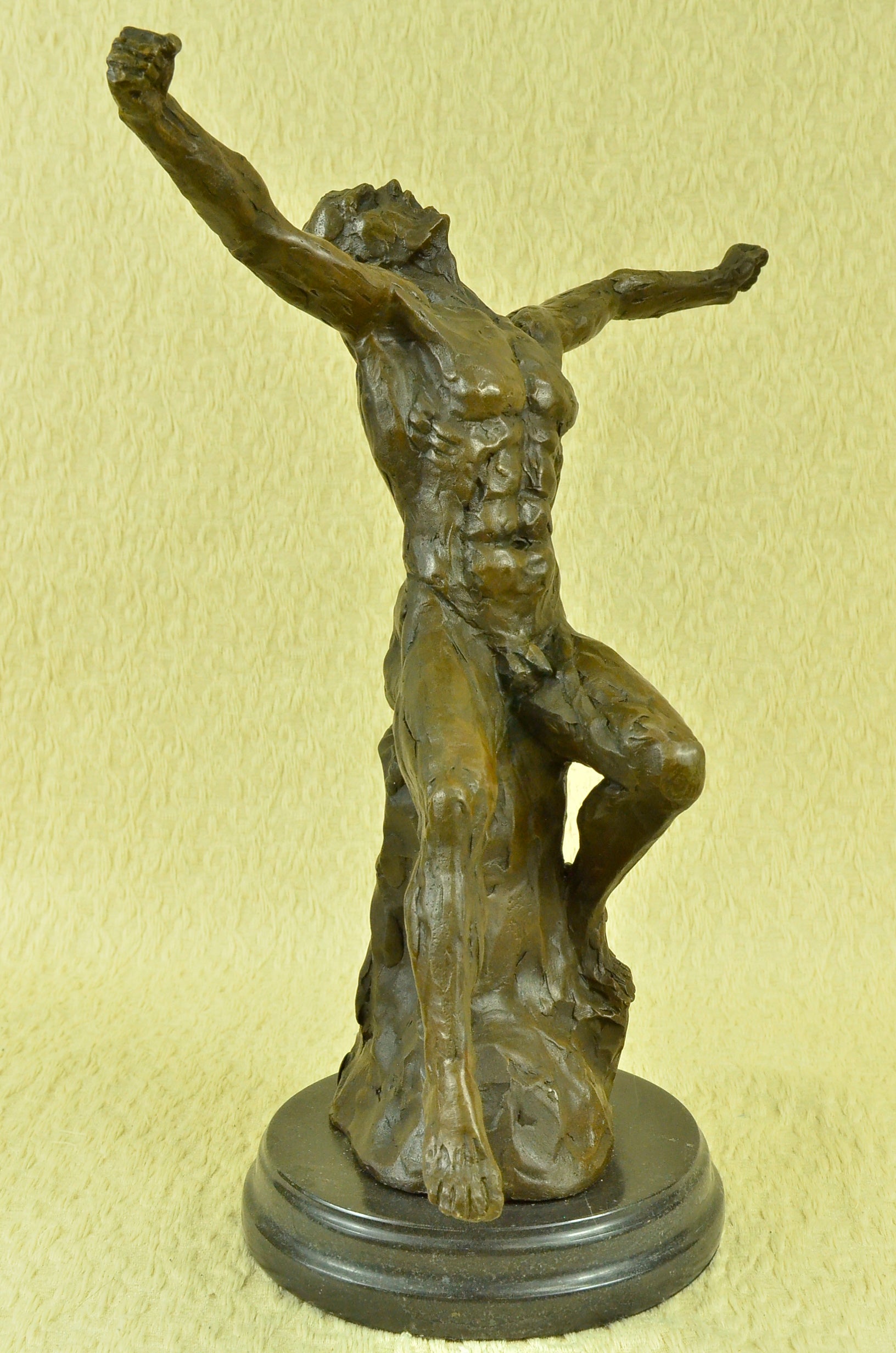 Bronze Sculpture Museum Quality Artwork Man by Rodin Home Office Designer Decor