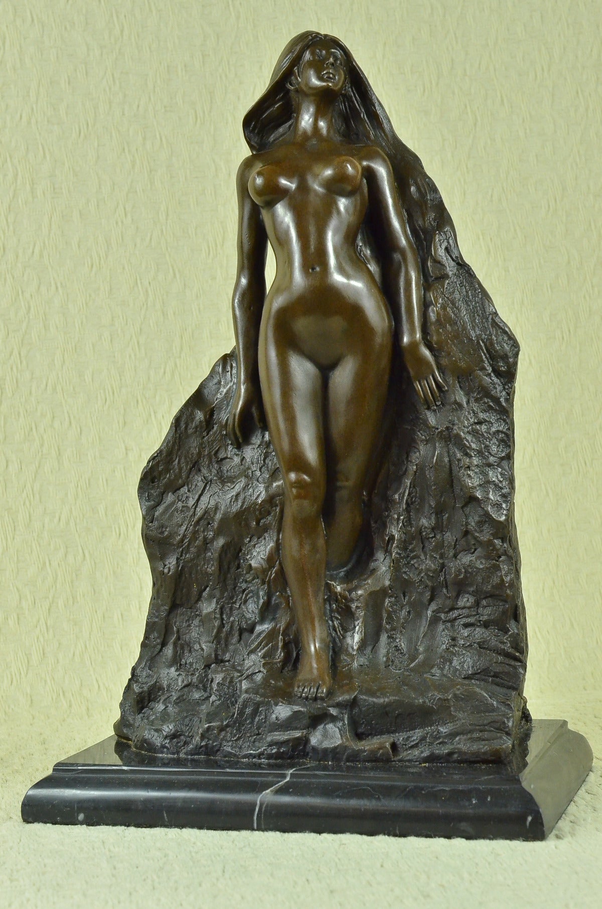 Handcrafted bronze sculpture SALE Wall Within Captive Held Woman Original Large