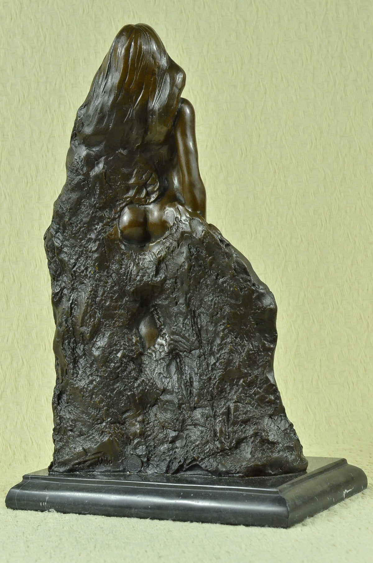 Handcrafted bronze sculpture SALE Wall Within Captive Held Woman Original Large