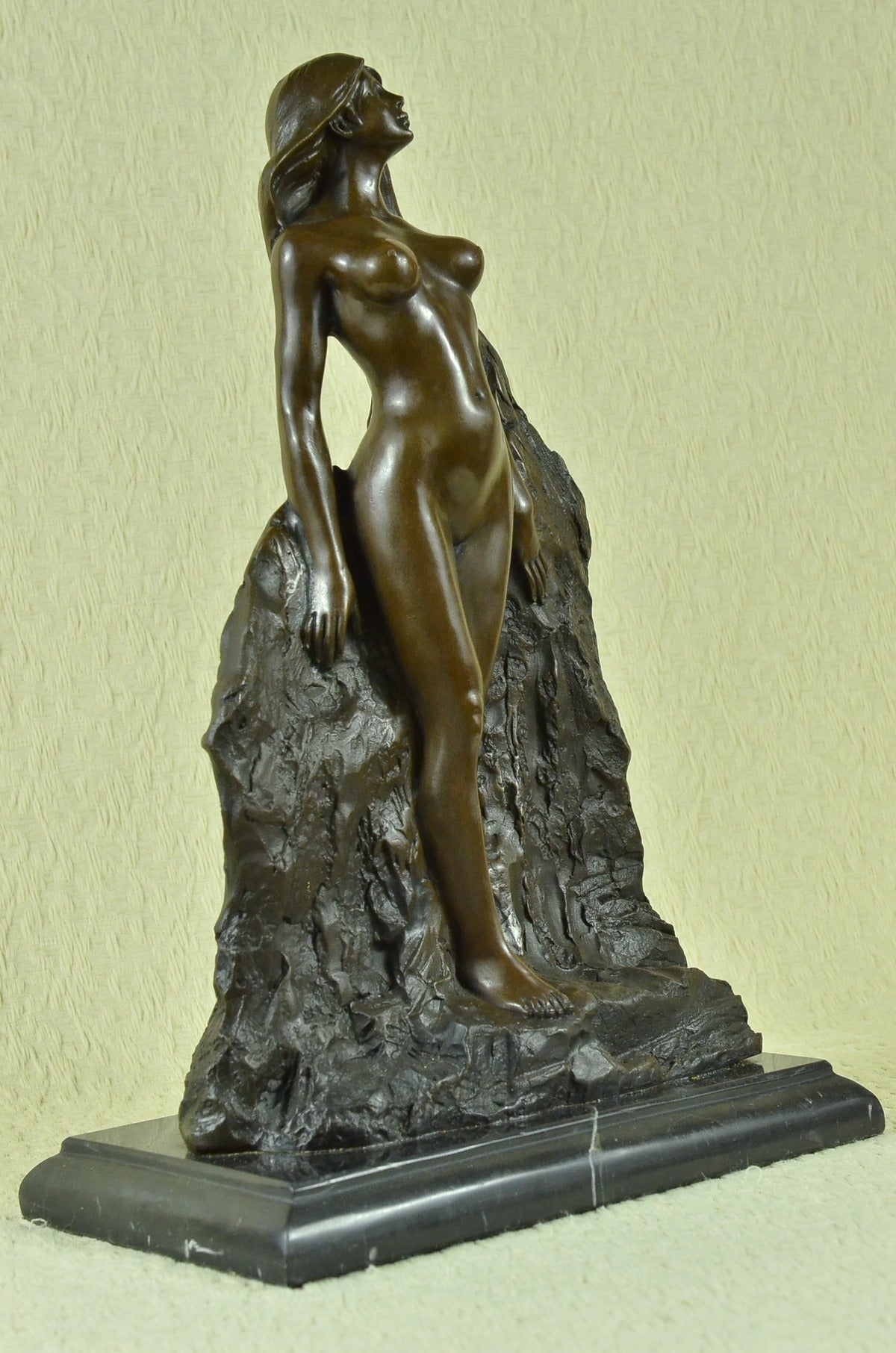 Handcrafted bronze sculpture SALE Wall Within Captive Held Woman Original Large