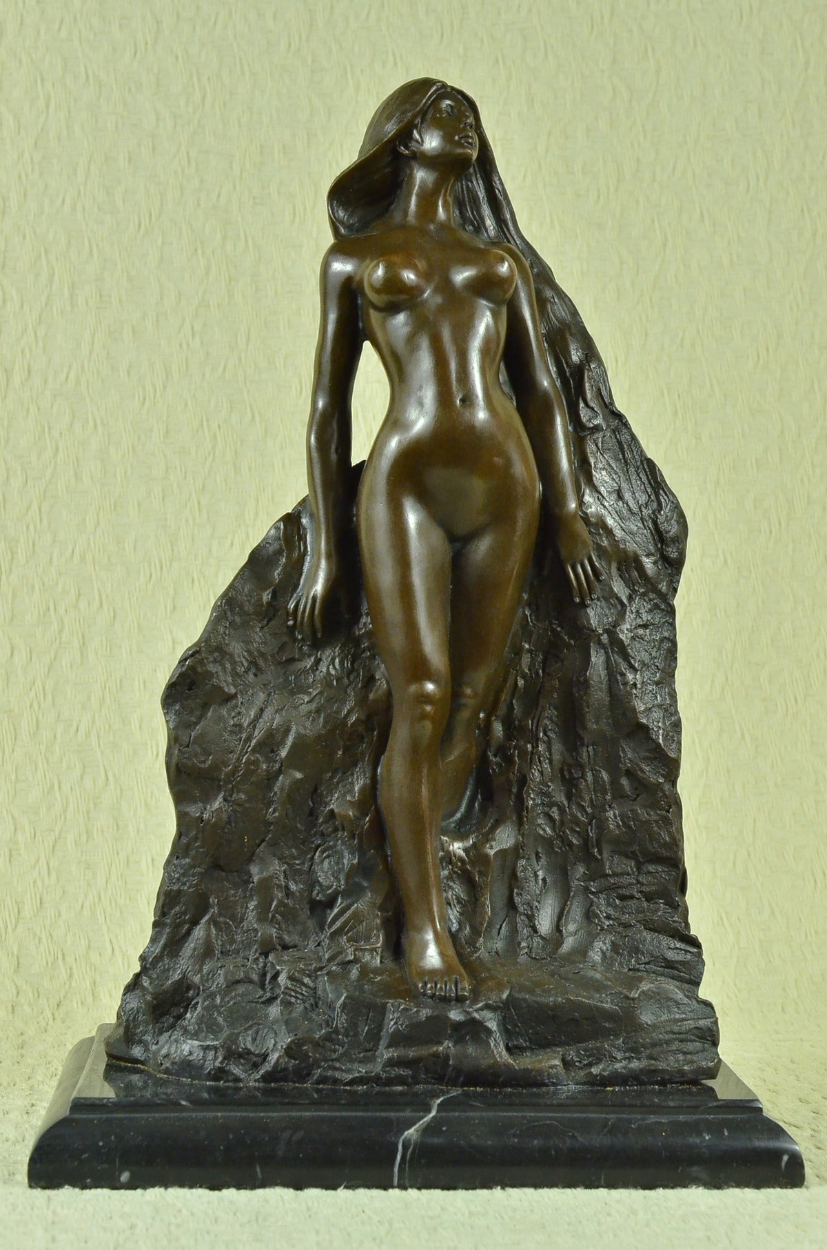 Handcrafted bronze sculpture SALE Wall Within Captive Held Woman Original Large