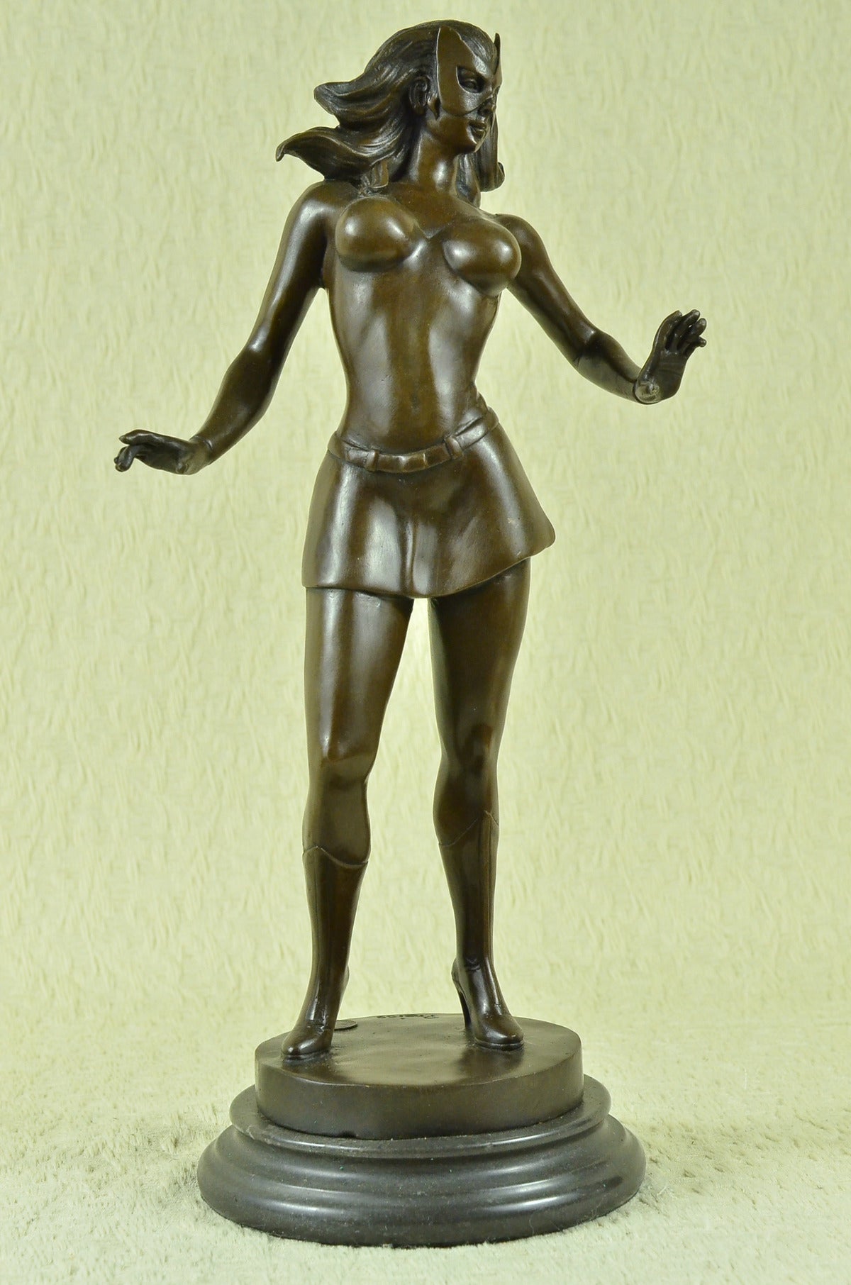 Signed Original Marvel Girl Comics Books Rachel Ray Bronze Sculpture Statue