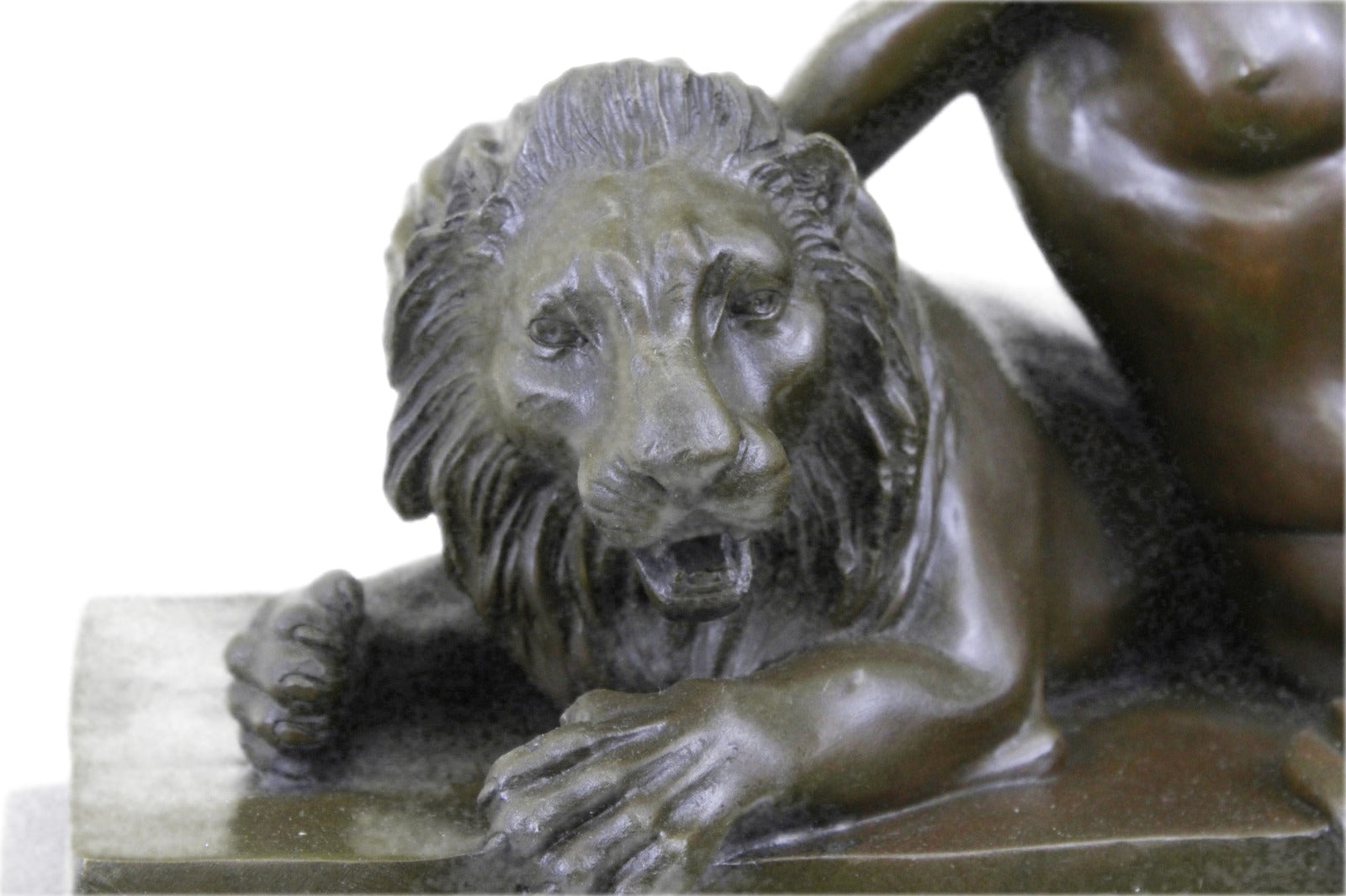 Handcrafted bronze sculpture SALE Next Laying Warrior Roman Cast Hot Deco Art