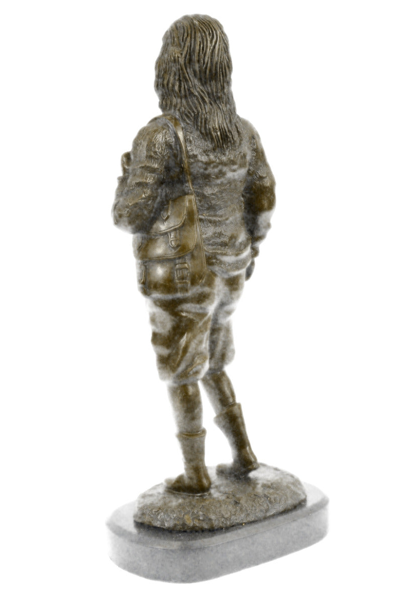 Handcrafted bronze sculpture SALE Revolutio American Franklin Ben Bust Deco Art