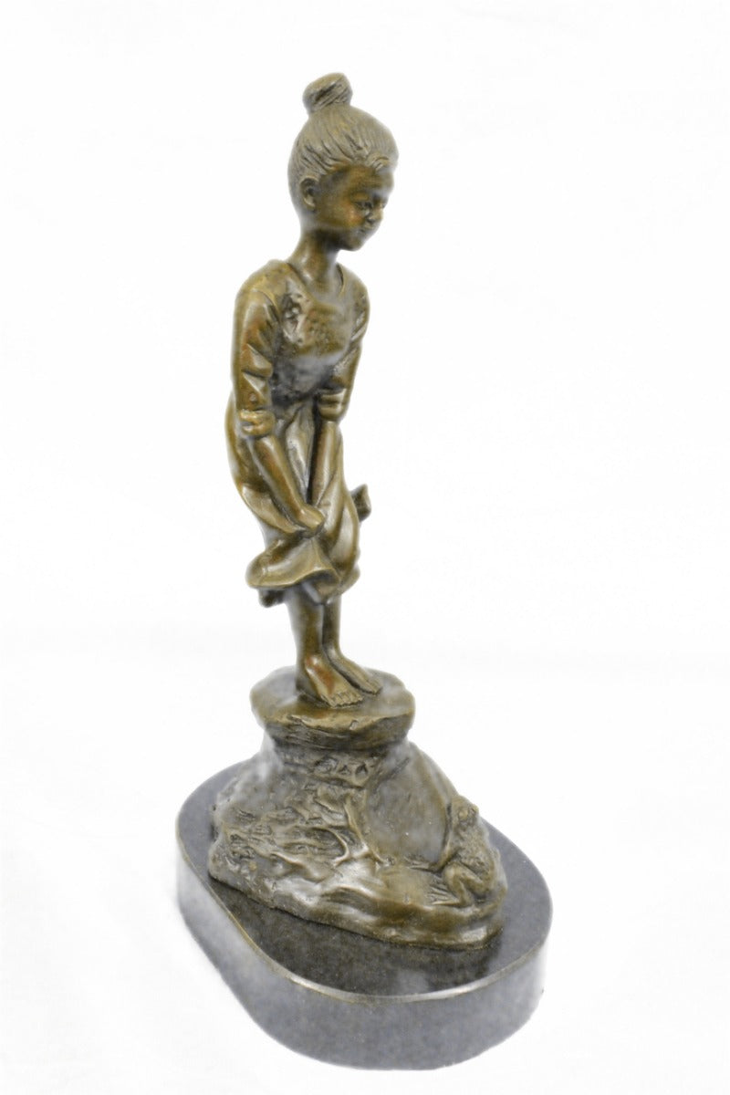 Handcrafted Bronze Sculpture SALE – Deco Style Art Eisenberg Original Signed Figurine