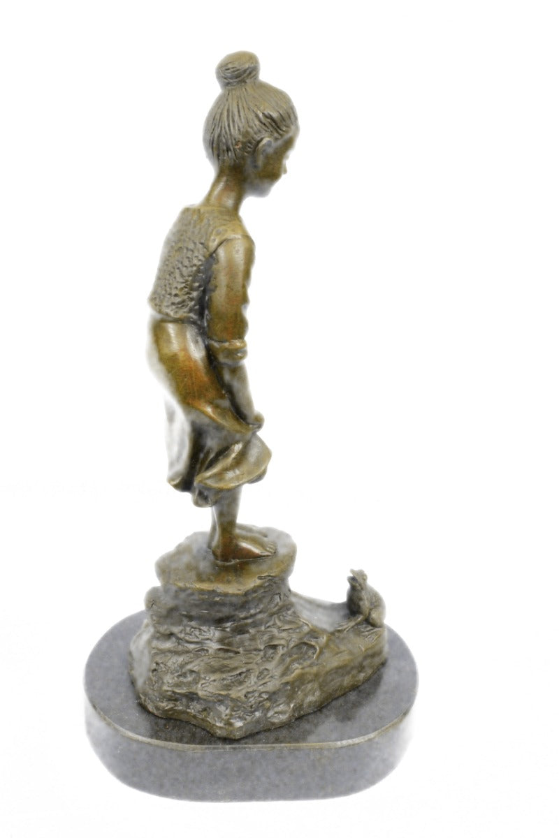 Handcrafted Bronze Sculpture SALE – Deco Style Art Eisenberg Original Signed Figurine