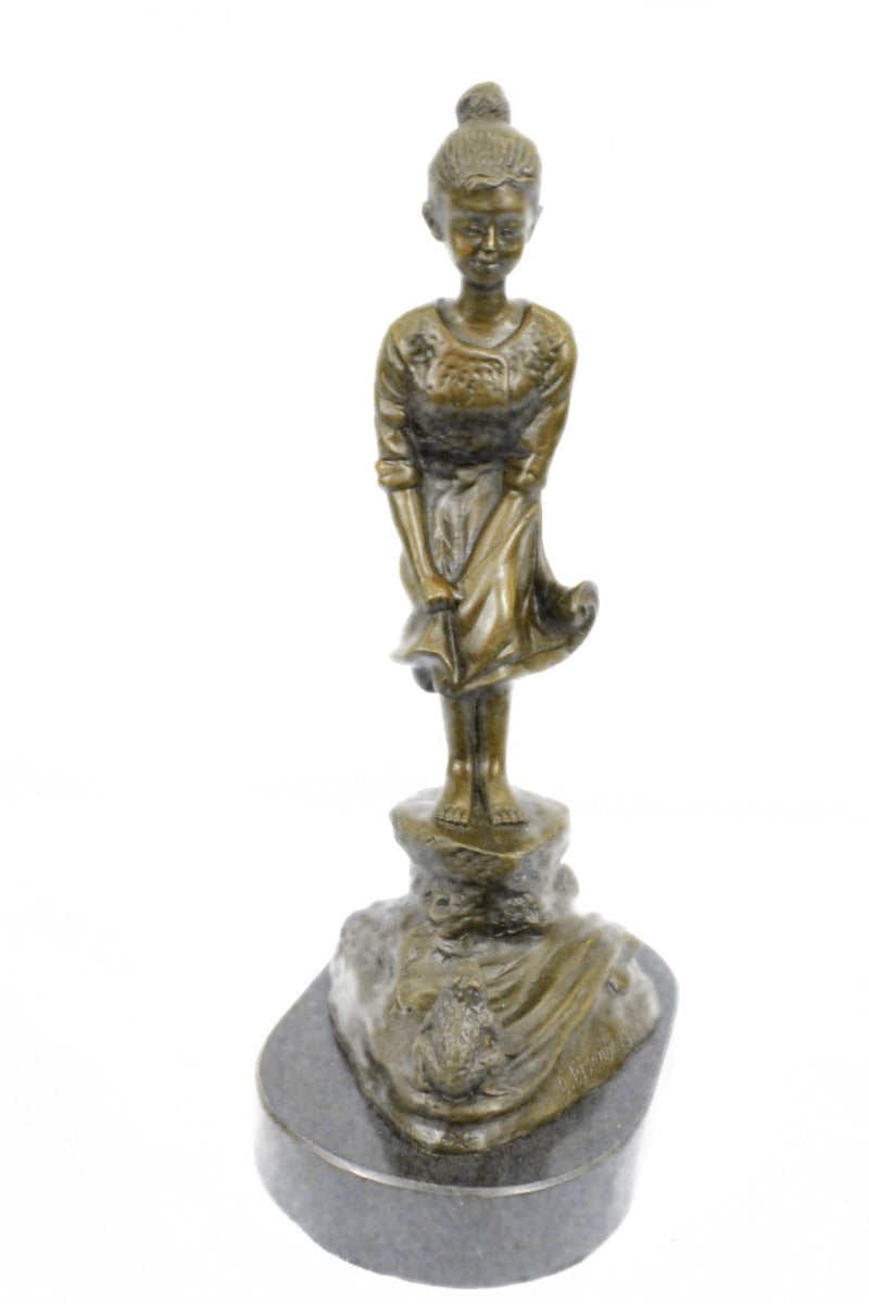 Handcrafted bronze sculpture SALE Deco Style Art Eisenberg Original Signed Figurine