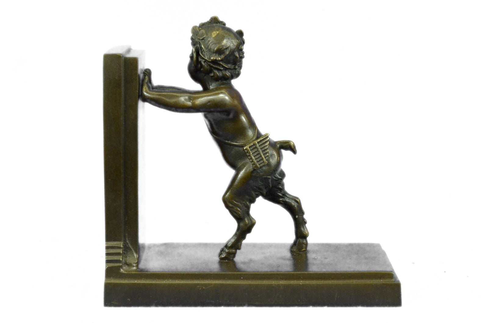 Hot Cast Rare Bookends Signed Original Hot Cast Milo Masterpiece Figurine Décor