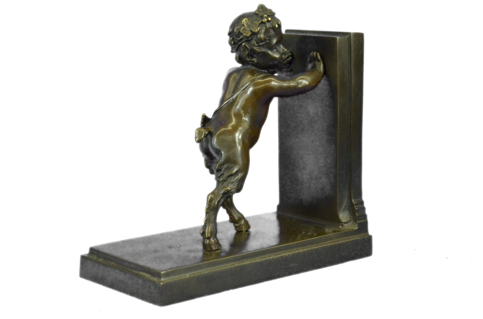 Hot Cast Rare Bookends Signed Original Hot Cast Milo Masterpiece Figurine Décor