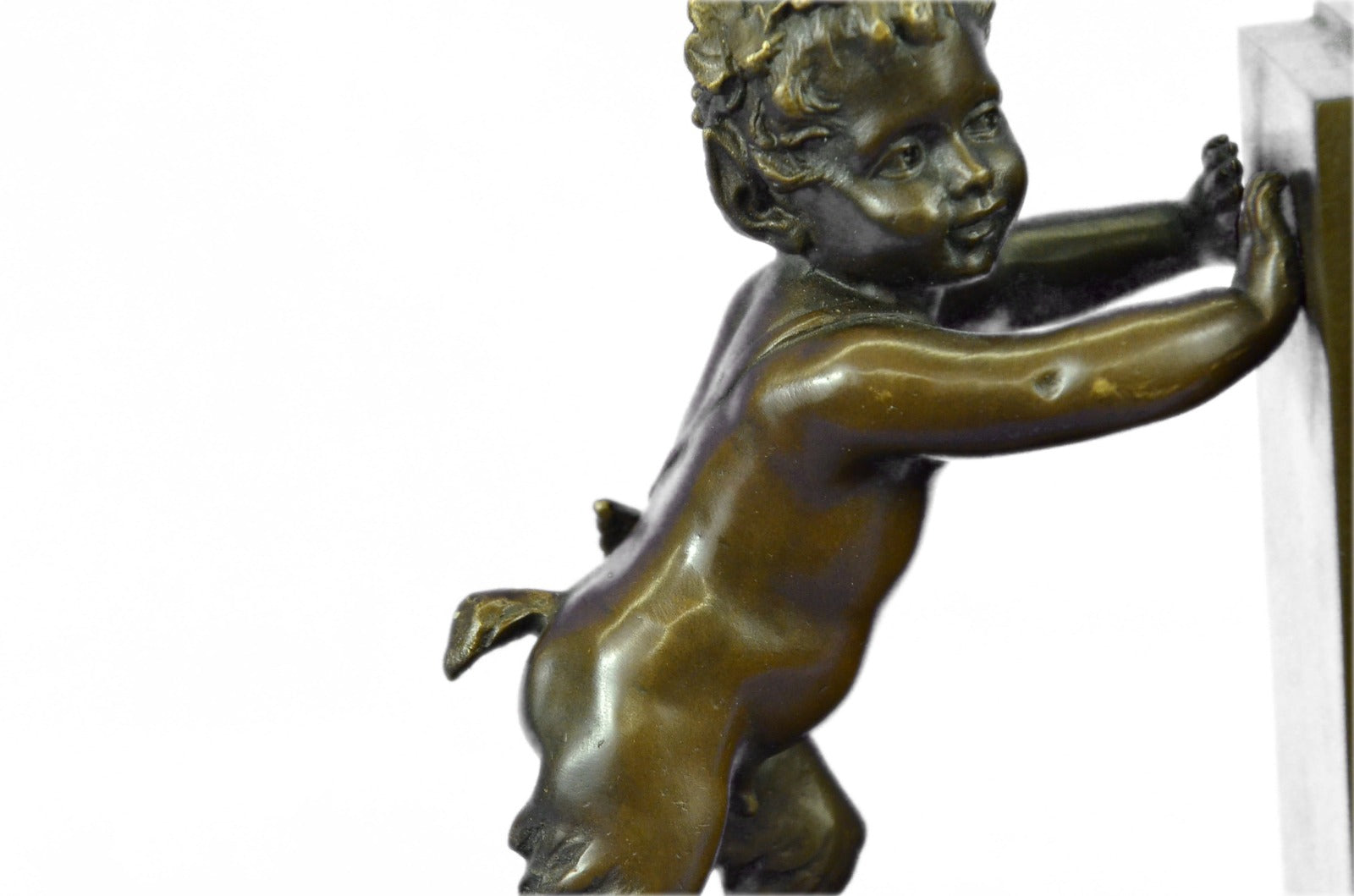 Hot Cast Rare Bookends Signed Original Hot Cast Milo Masterpiece Figurine Décor