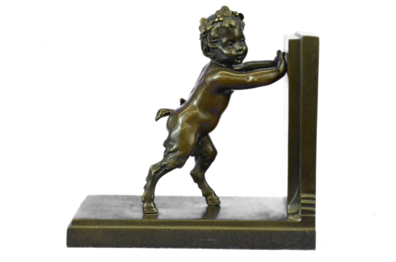 Hot Cast Rare Bookends Signed Original Hot Cast Milo Masterpiece Figurine Décor