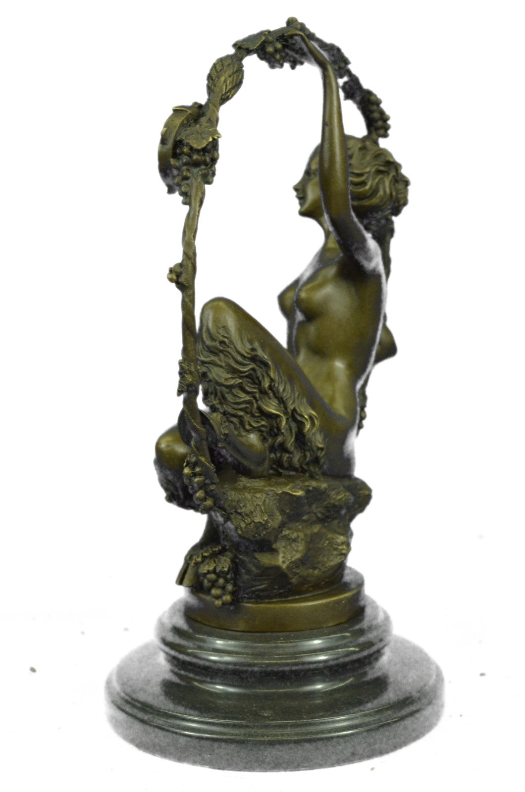 Buy Bronze Nude Satyr Sculpture – Art Nouveau Female Faun Statue