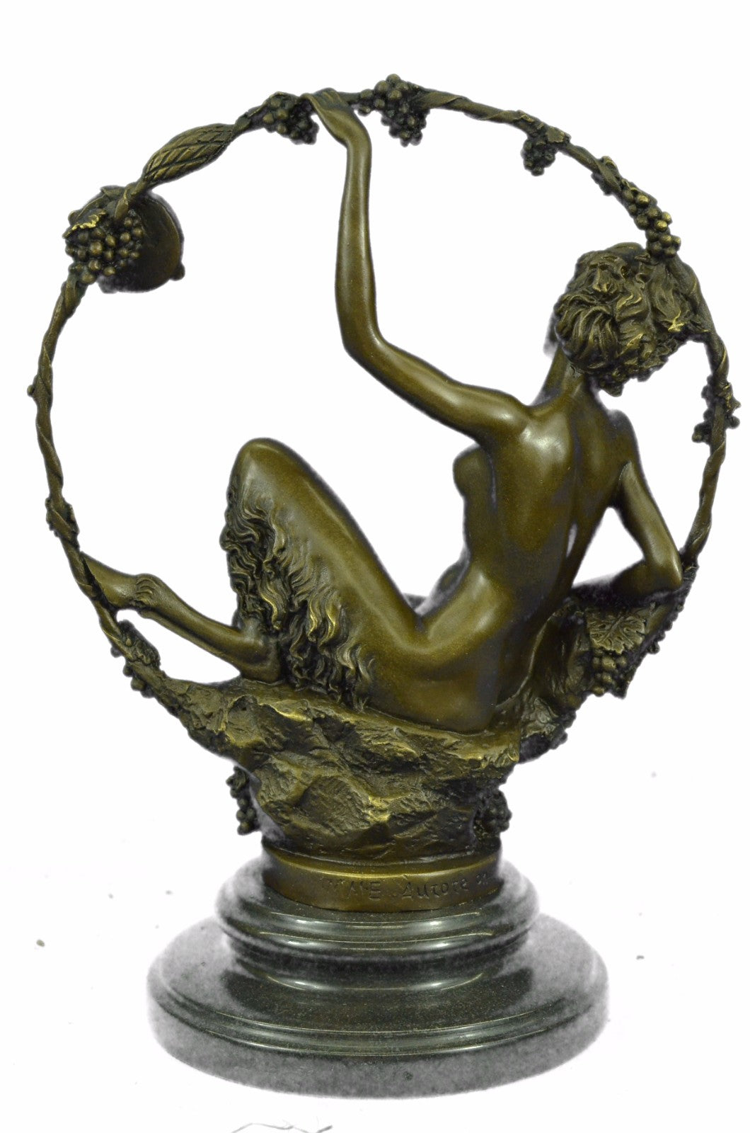Buy Bronze Nude Satyr Sculpture – Art Nouveau Female Faun Statue
