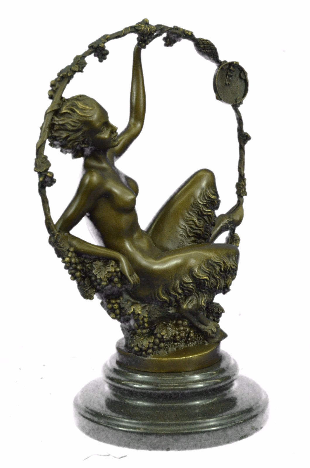 Buy Bronze Nude Satyr Sculpture – Art Nouveau Female Faun Statue