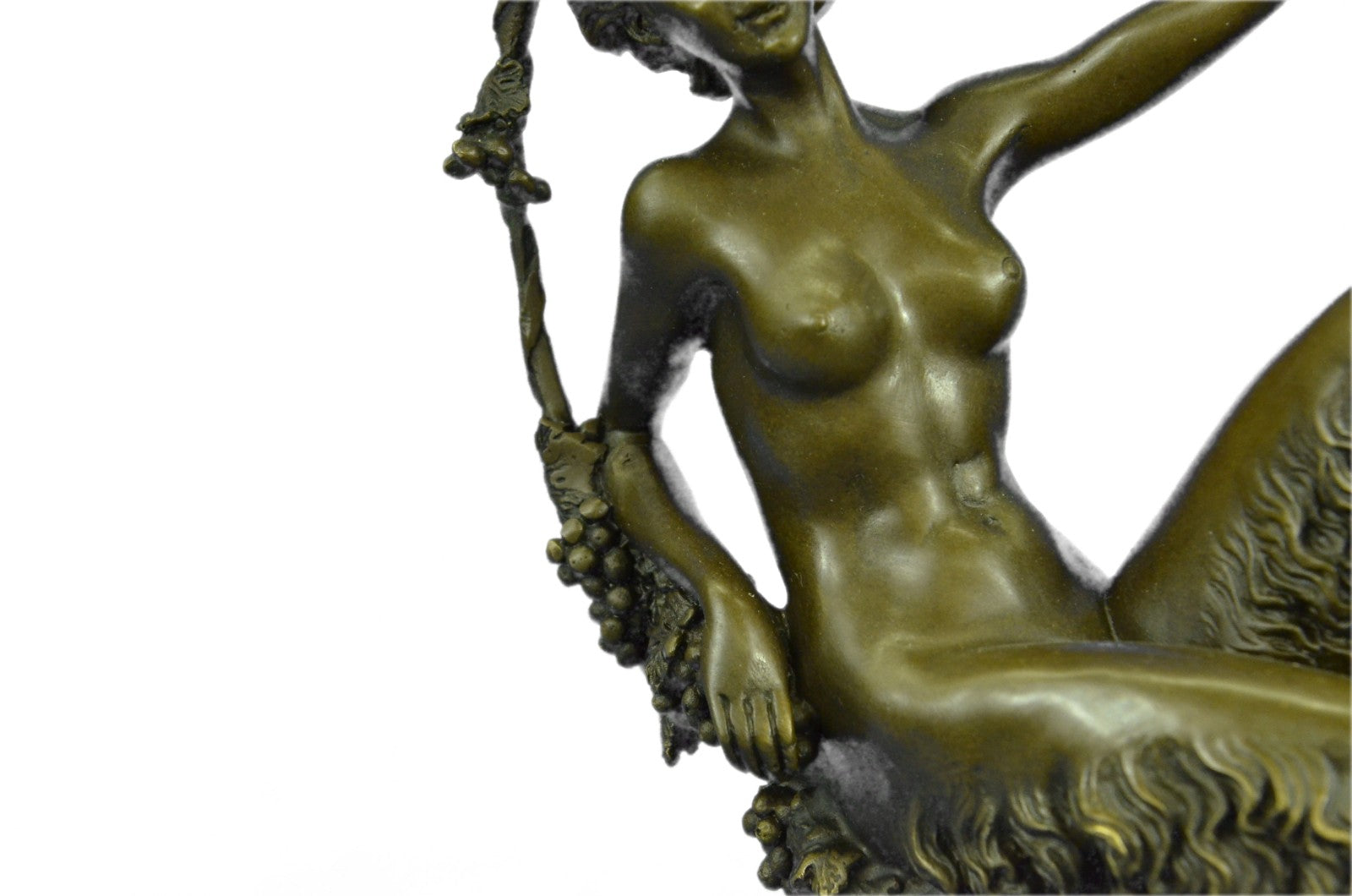 Buy Bronze Nude Satyr Sculpture – Art Nouveau Female Faun Statue