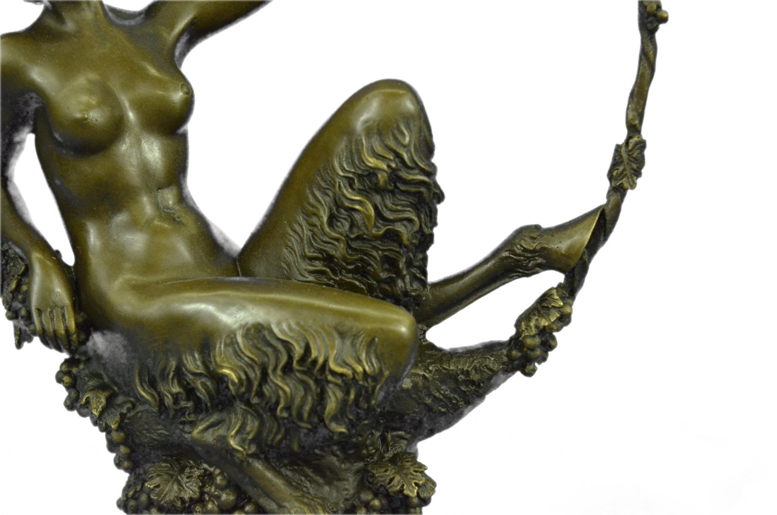 Buy Bronze Nude Satyr Sculpture – Art Nouveau Female Faun Statue