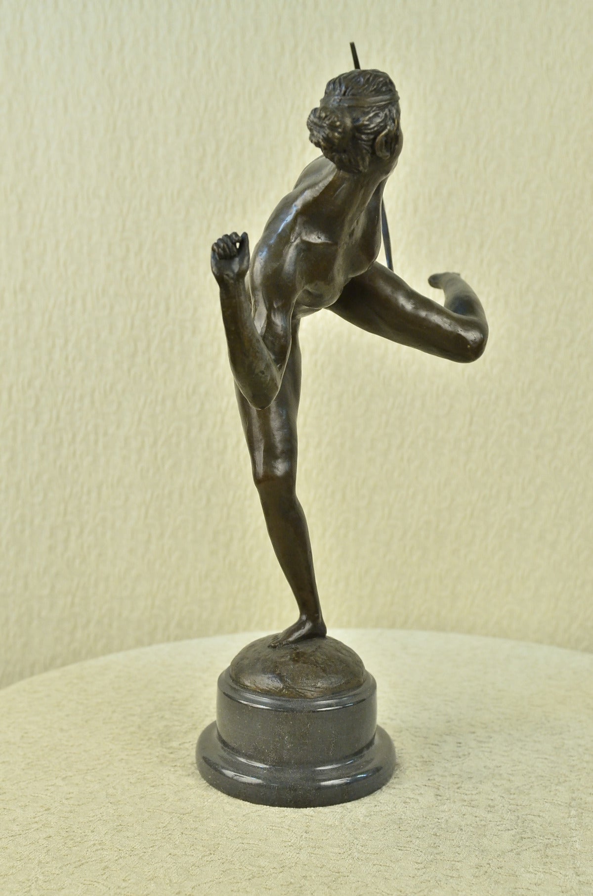 CLEARANCE SALE DIANA THE HUNTER SOLID BRONZE SCULPTURE STATUE ART DECO FIGURE