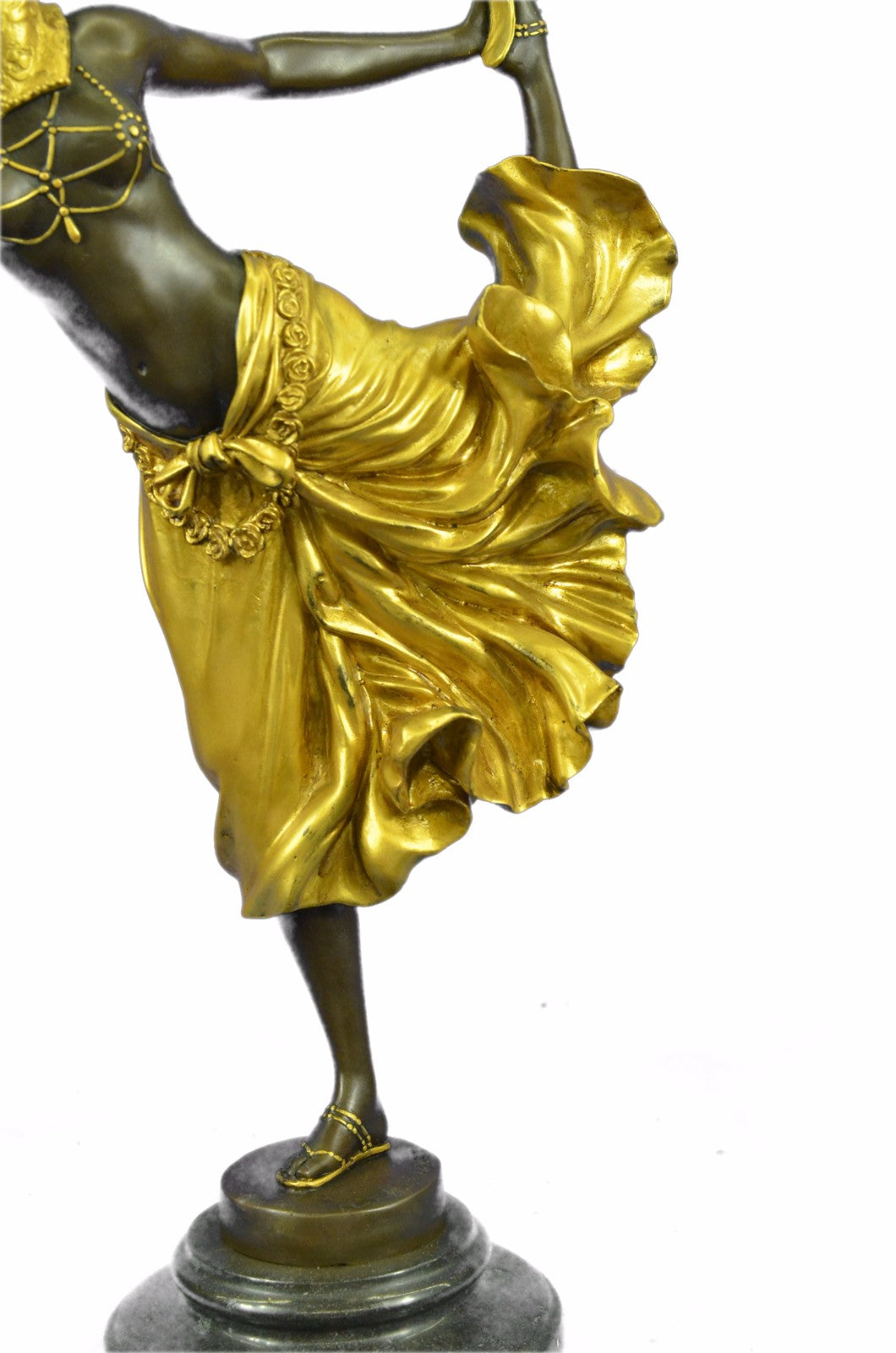Art Deco/Nouveau Gypsy Dancer Museum Quality Classic Artwork by Colinet Statue