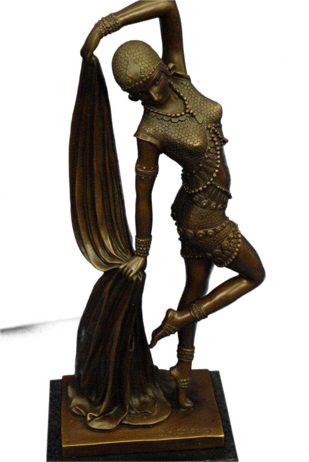 Buy Elegant French Bronze Art Deco Dancer by Demetre H. Chiparus – Museum Quality Sculpture for Sale