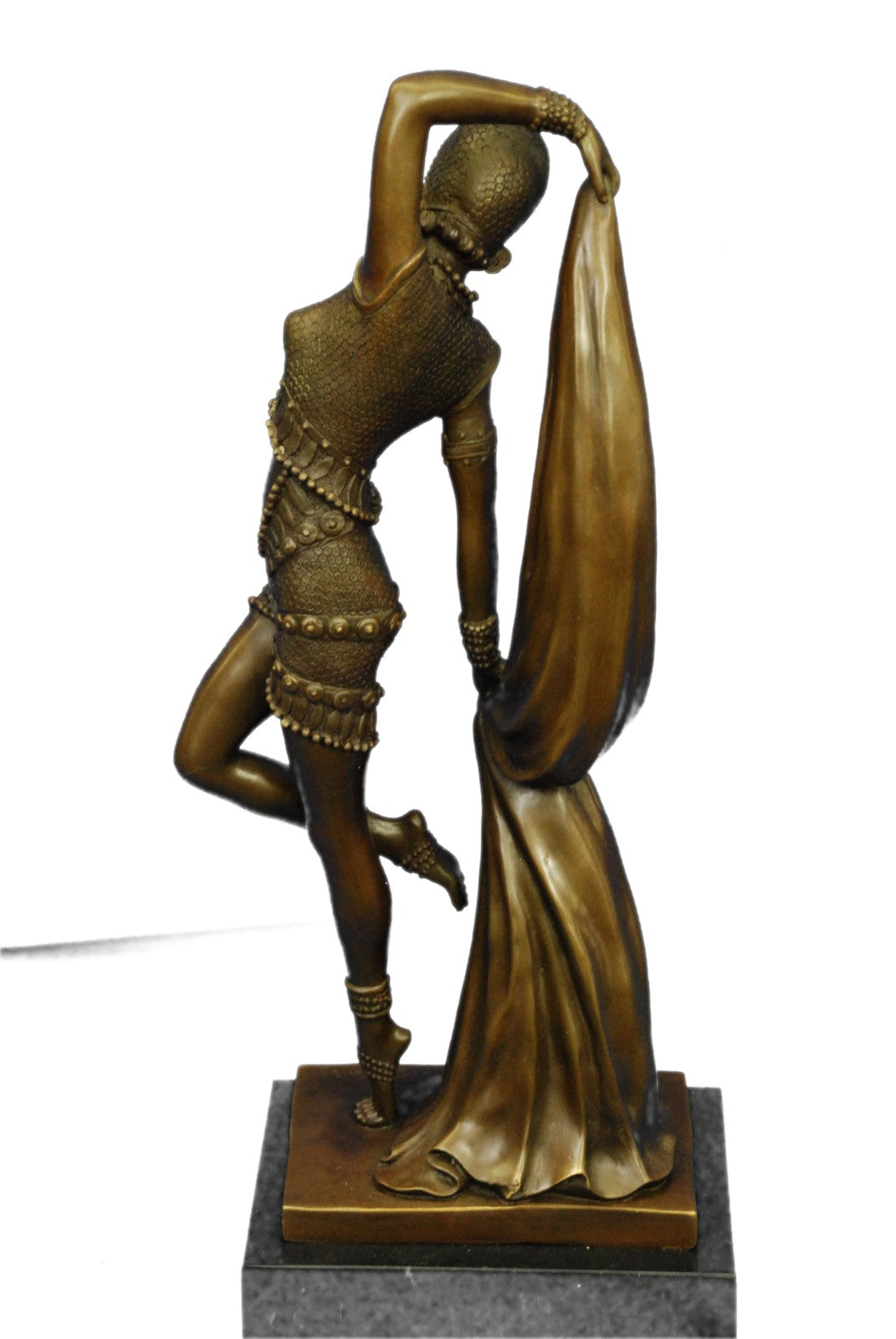 Buy Elegant French Bronze Art Deco Dancer by Demetre H. Chiparus – Museum Quality Sculpture for Sale