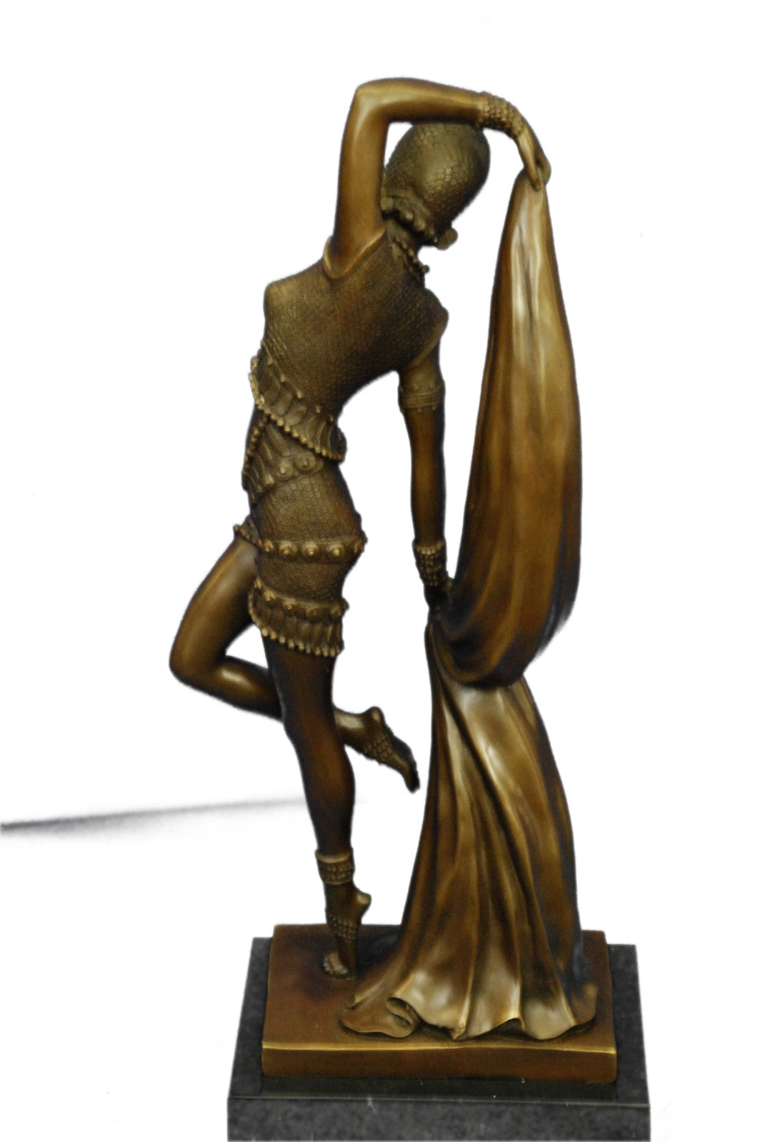 Buy Elegant French Bronze Art Deco Dancer by Demetre H. Chiparus – Museum Quality Sculpture for Sale