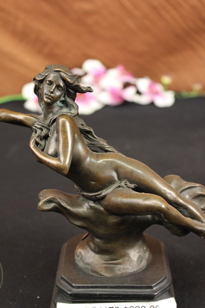 Buy NUDE Naked 100% Bronze Fantasy Art Nouveau Winged Wood Nymph Sculpture – Limited Edition Sale Piece