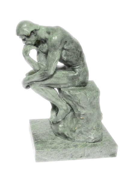 Collectible Figurine Bronze Decor Massive Extra Large Rodin Thinker Famous Work