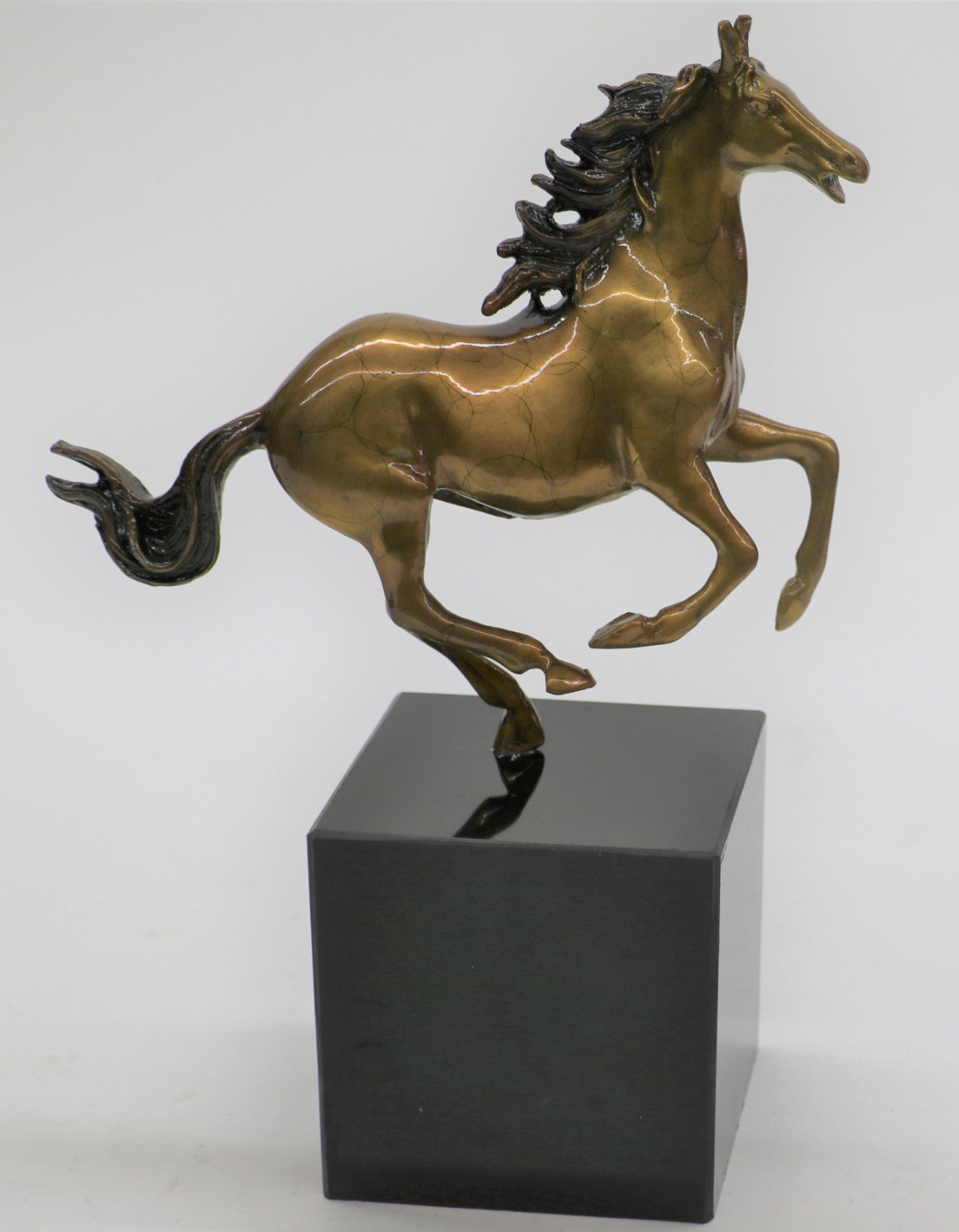 Signed Milo Running Horse Bronze Sculpture Limited Edition Statue Figurine Gift