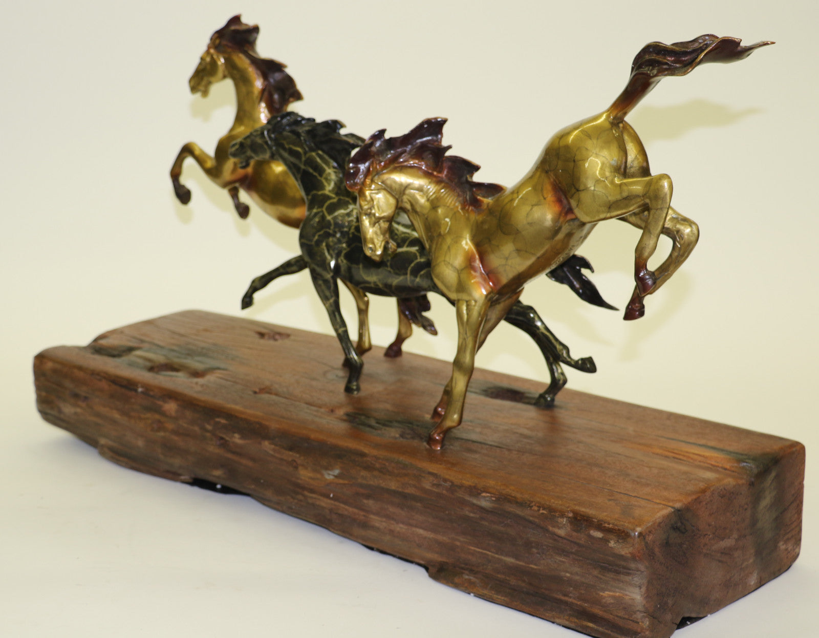 Race Horse By Miguel Lopez Bronze Statue Sculpture Art Deco Equestrian Figurine