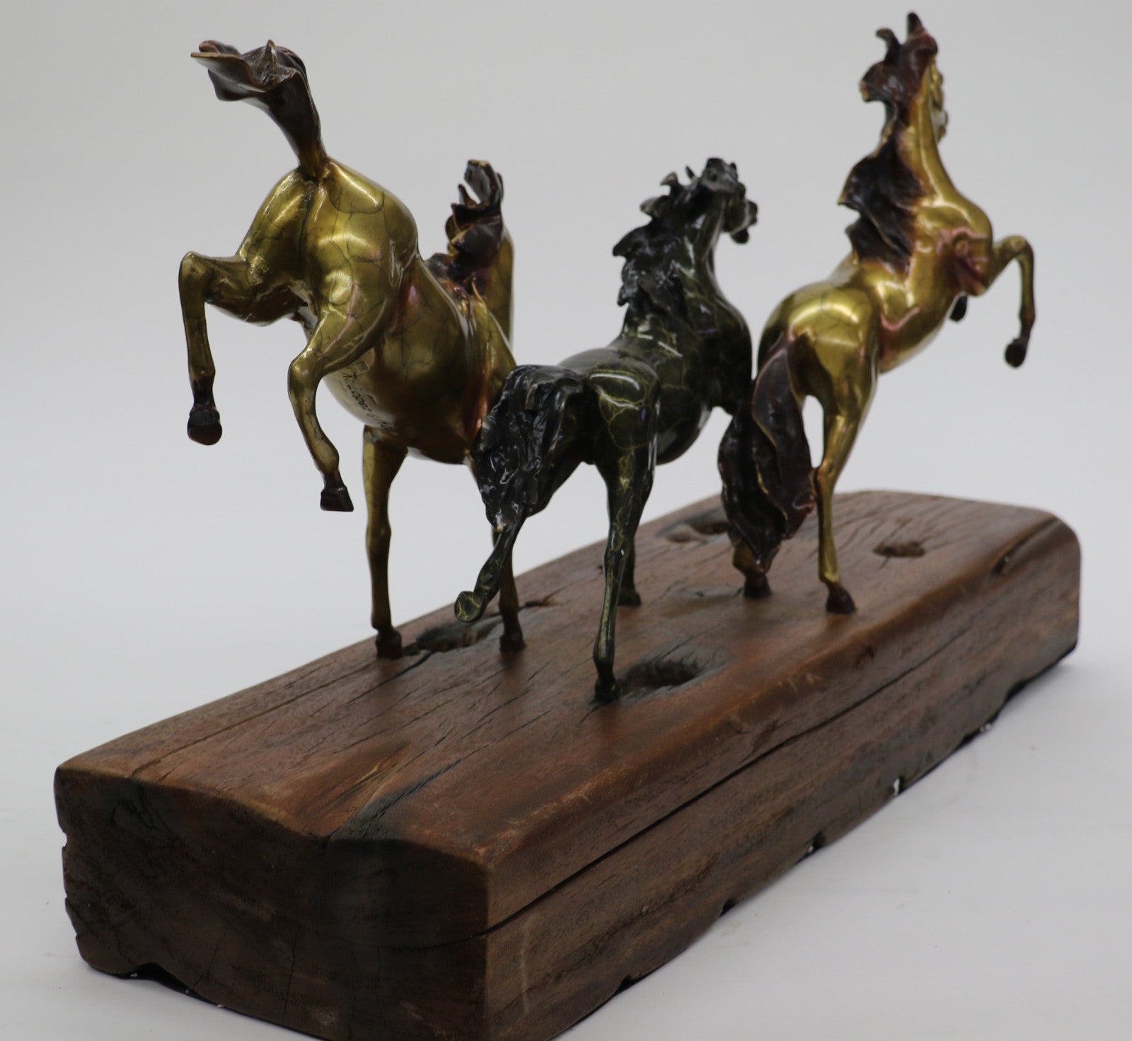 Race Horse By Miguel Lopez Bronze Statue Sculpture Art Deco Equestrian Figurine