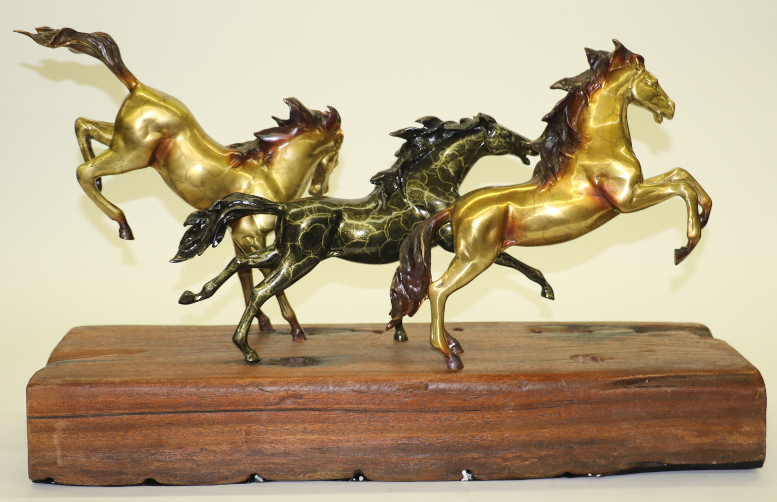 Race Horse By Miguel Lopez Bronze Statue Sculpture Art Deco Equestrian Figurine
