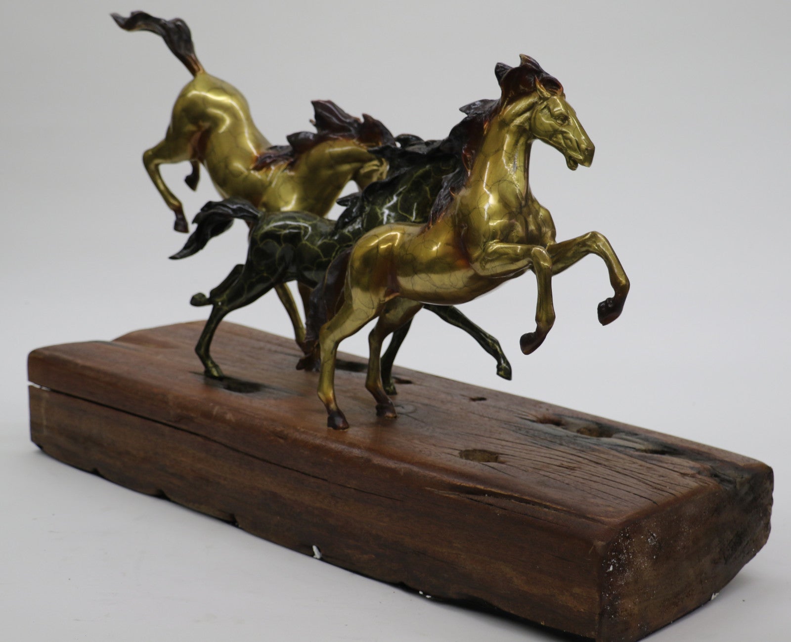 Race Horse By Miguel Lopez Bronze Statue Sculpture Art Deco Equestrian Figurine