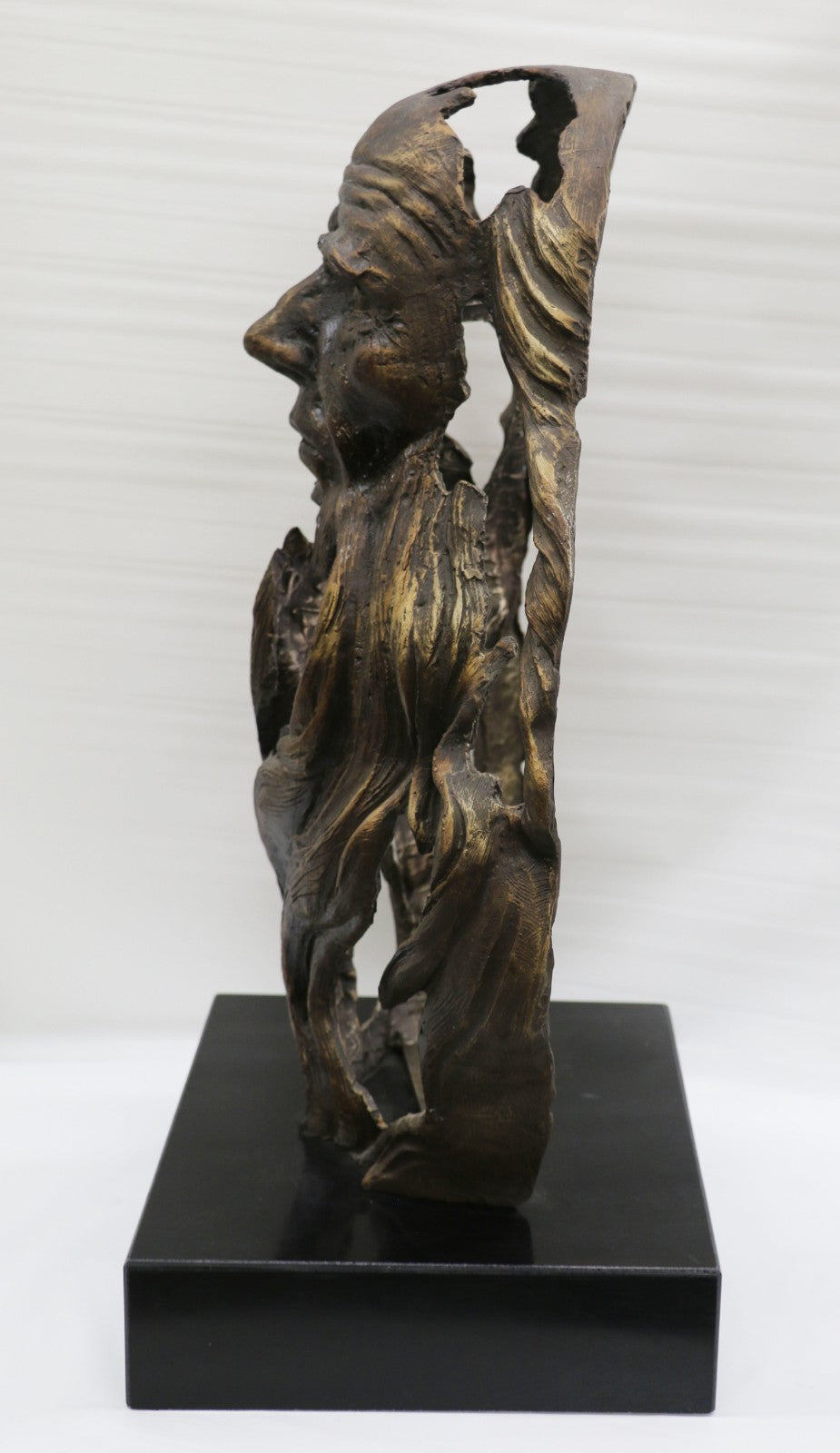 Extra Large Bronze Old Man with Beard Sculpture – Maritime-Inspired Marble Statue for Sale