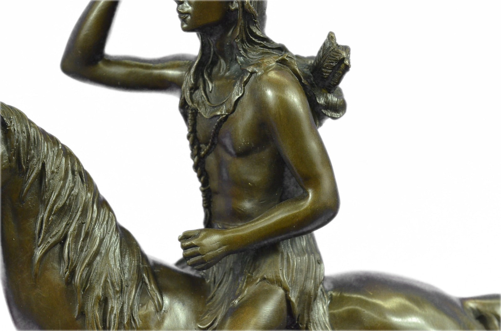Indian Scout by Cyrus Edwin Dallin Handcrafted Masterpiece Western Gift Figure .