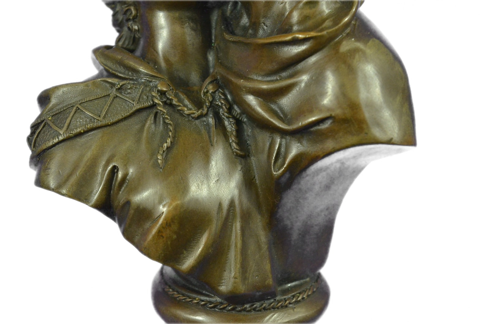 Romantic First Kiss Anniversary Bronze Sculpture Marble Base Statue Figure Decor