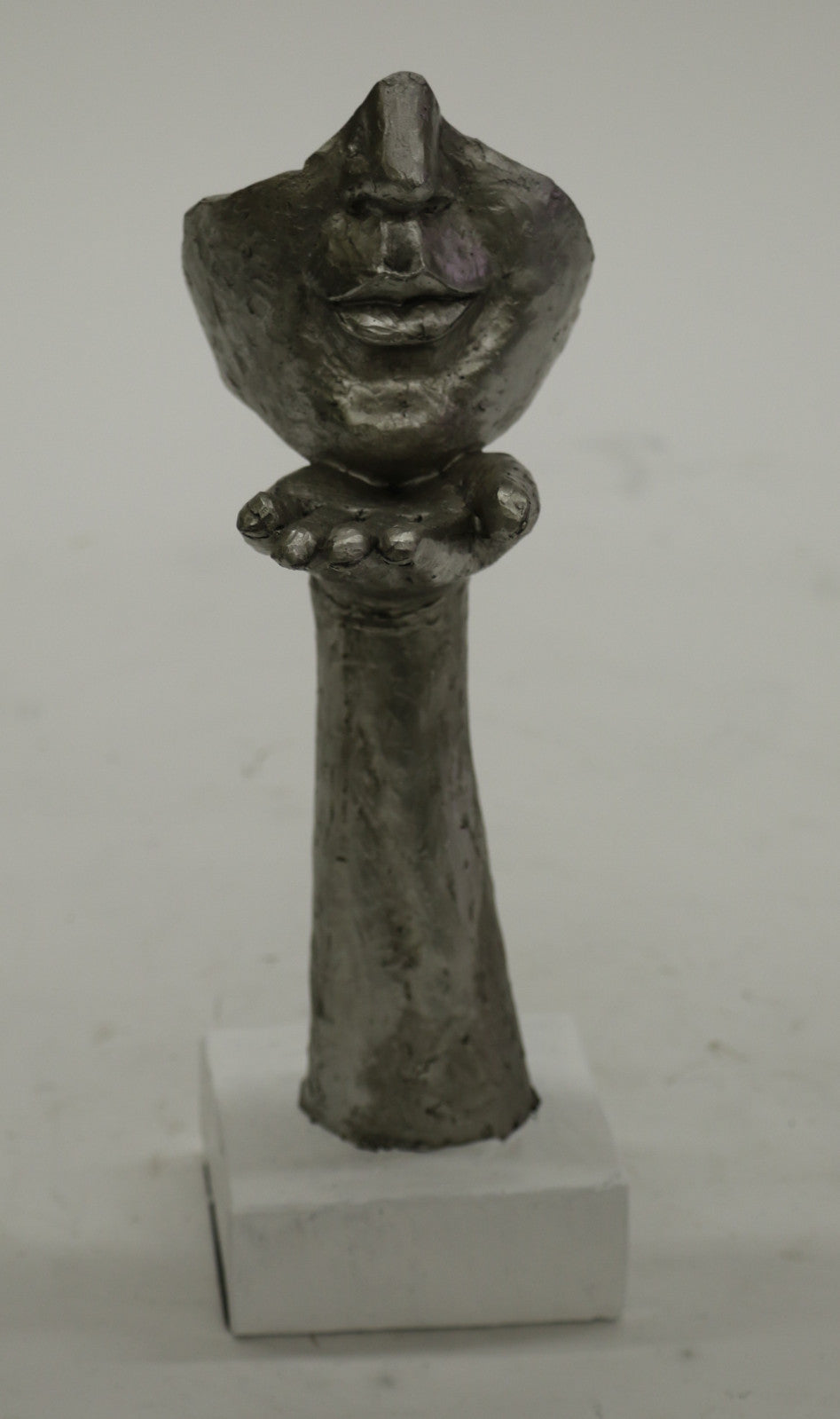 SALVADOR DALI CONTEMPORARY ART TRIBUTE BRONZED STATUE / SCULPTURE ABSTRACT MODERN